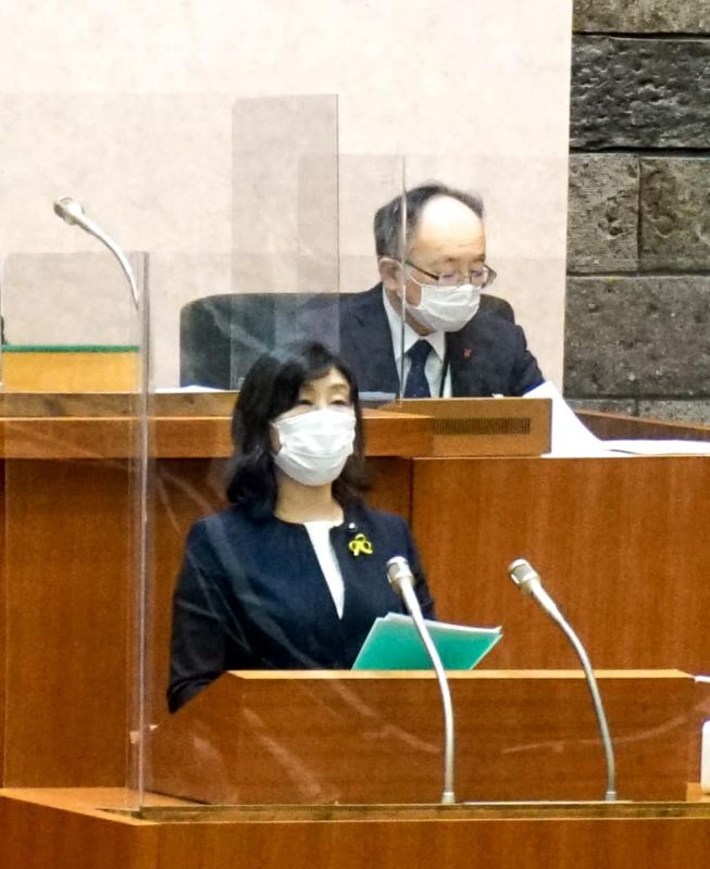 熊谷知事初議会で賛成討論